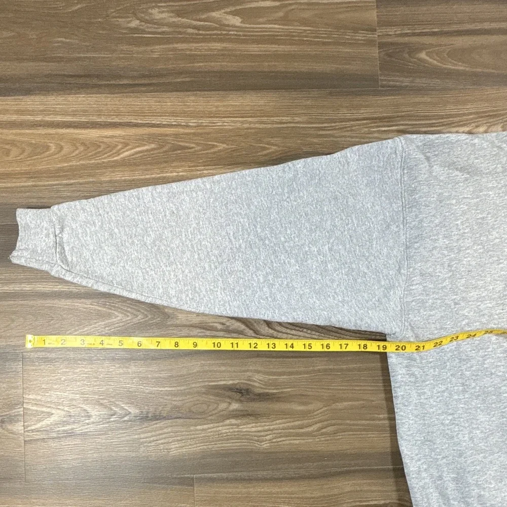 Nike Men's Gray Fleece Logo Pullover Crew Neck Sweatshirt Solid XL